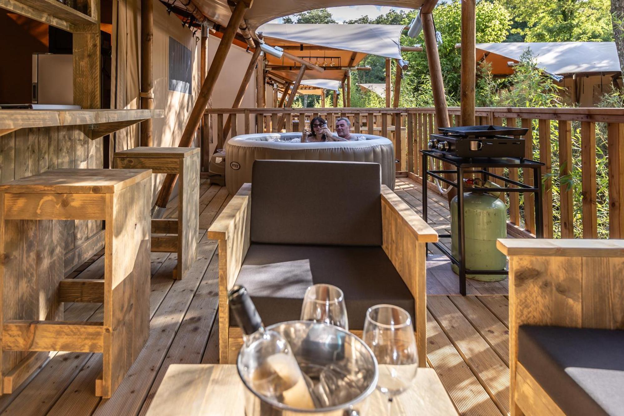 Aloha Plage Camping 4Etoiles Sampzon 외부 사진